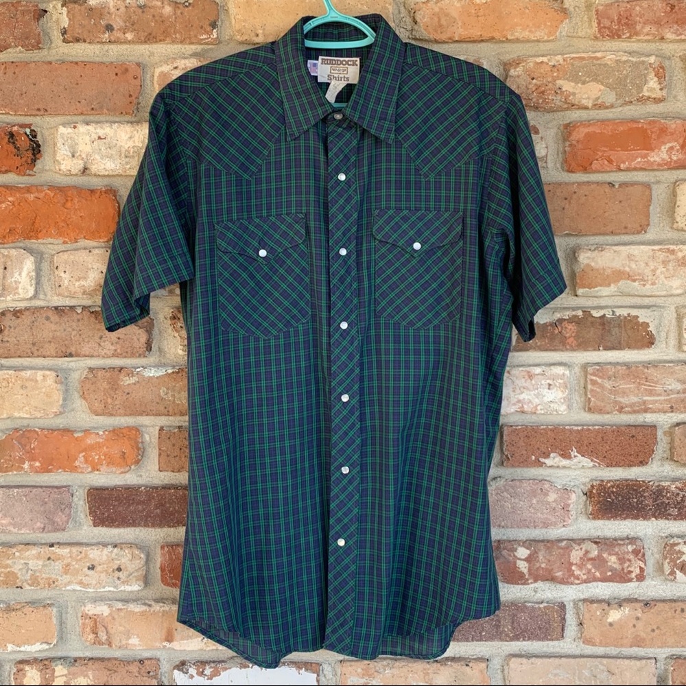 Vintage Ruddock Western Medium Snap Button Shirt